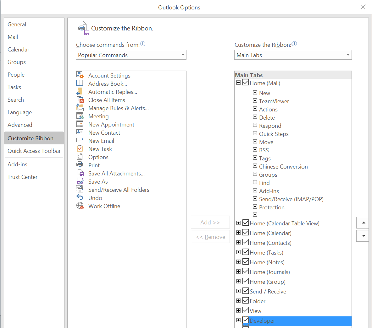 How To Create A Custom Outlook Ribbon Button To Cc Yourself Before