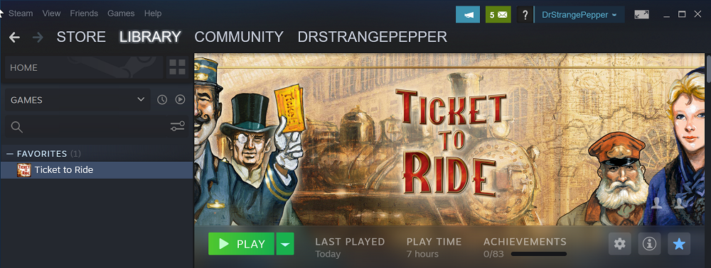 "TTR in Steam"