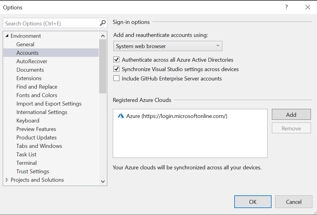 Solution to Visual Studio 'Re-enter Credentials' and multiple  authentication prompts | Jon Gallant