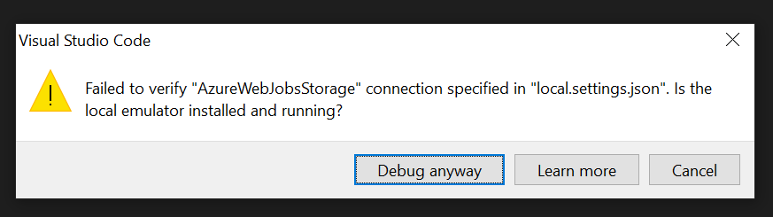 "Function project folder with function"