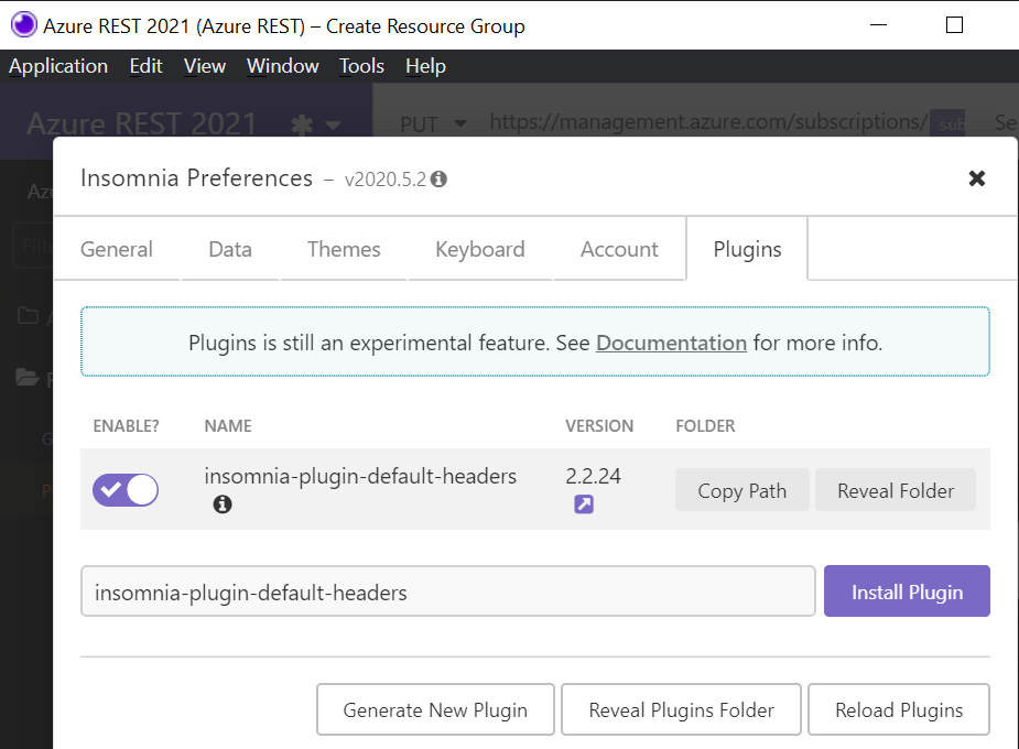 "Default Headers Plugin"