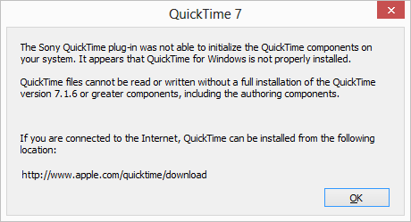 quicktime plugin for windows 8