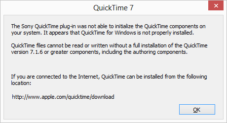 sony vegas 14 plug in quicktime