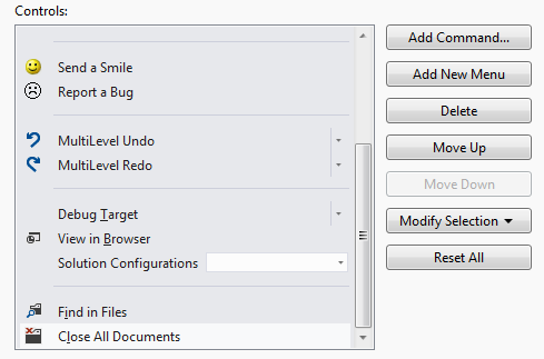 visual studio shortcuts closee al taps